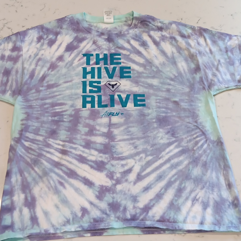 Charlotte Hornets tie dye t-shirt